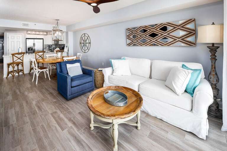 Living Room - 
Sea Dunes Resort Unit 202 Fort Walton Beach Okaloosa Island Vacation Rentals