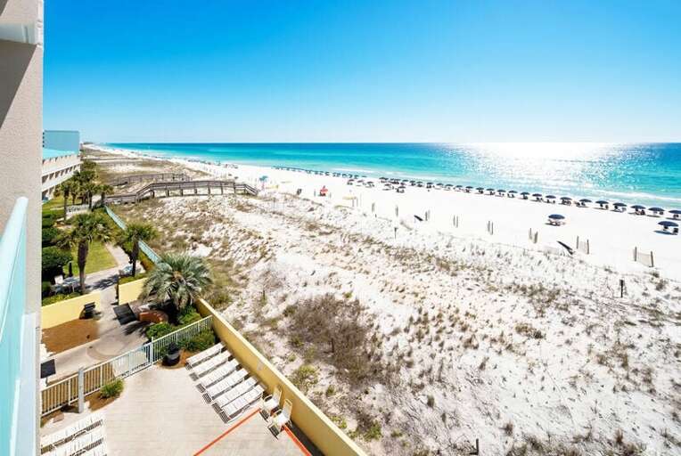Balcony - 
Pelican Isle 414 Fort Walton Beach Okaloosa Island Vacation Rentals
