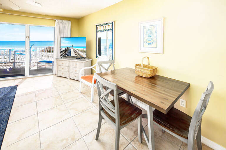 Dining Area - 
Gulf Dunes 214 Fort Walton Beach Okaloosa Island Vacation Rentals