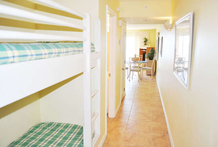 Hallway Bunk Beds - 
Gulf Dunes 214 Fort Walton Beach Okaloosa Island Vacation Rentals