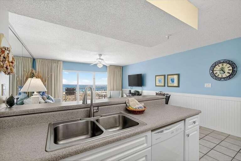 Kitchen -  
Gulf Dunes 206 Fort Walton Beach Florida Okaloosa Island Destin
