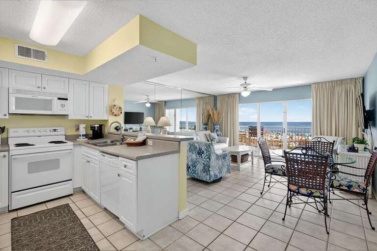 Kitchen -  
Gulf Dunes 206 Fort Walton Beach Florida Okaloosa Island Destin