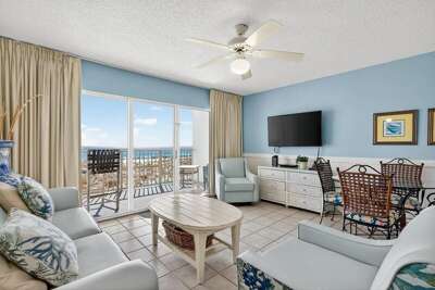 Living Room - 
Gulf Dunes 206 Fort Walton Beach Florida Okaloosa Island Destin