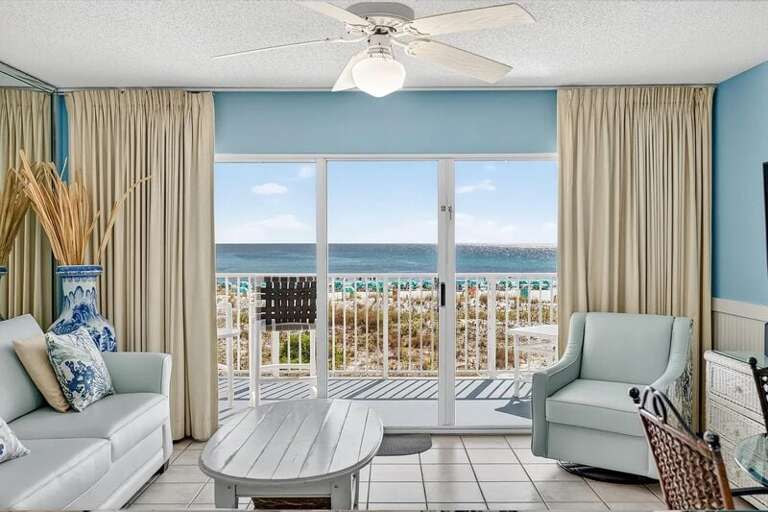Living Room - 
Gulf Dunes 206 Fort Walton Beach Florida Okaloosa Island Destin