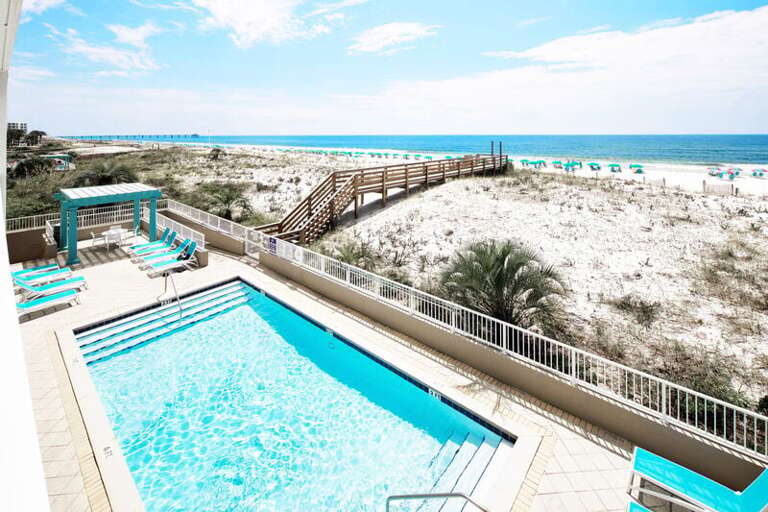 Balcony - 
Gulf Dunes 217 Fort Walton Beach Florida Okaloosa Island Vacation Rentals