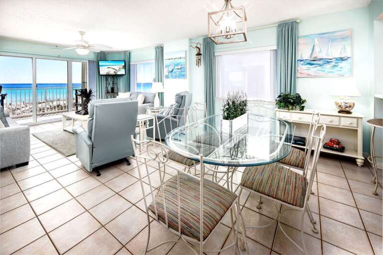 Dining Area - 
Gulf Dunes 217 Fort Walton Beach Florida Okaloosa Island Vacation Rentals