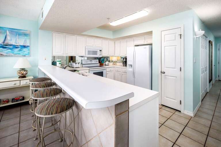 Kitchen - 
Gulf Dunes 217 Fort Walton Beach Florida Okaloosa Island Vacation Rentals