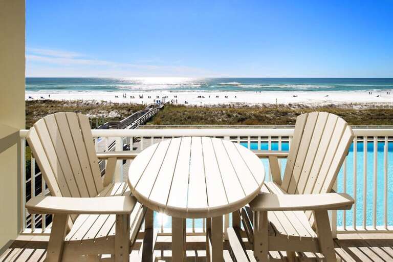 Balcony - 
Waters Edge Resort 313 Fort Walton Beach Okaloosa Island