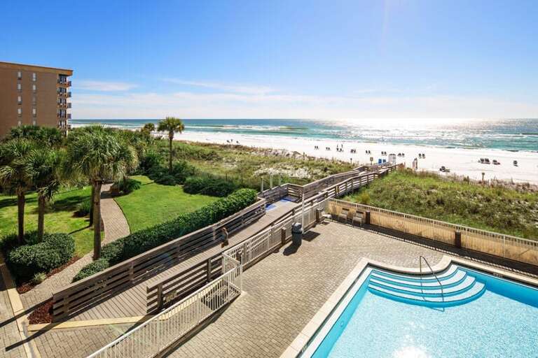Balcony - 
Waters Edge Resort 313 Fort Walton Beach Okaloosa Island