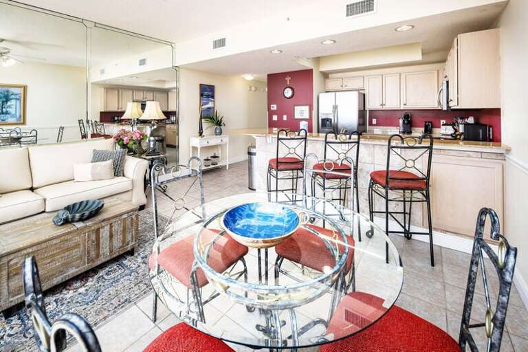 Dining Area - 
Waters Edge Resort 313 Fort Walton Beach Okaloosa Island