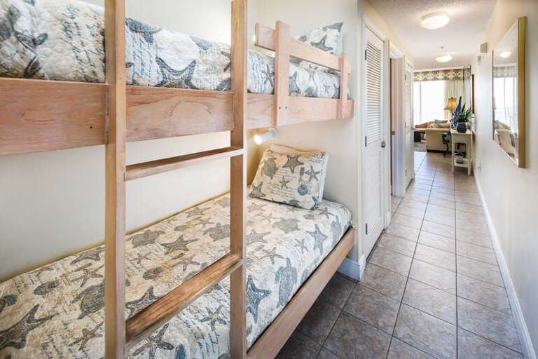 Hallway Bunk Beds - 
Waters Edge Resort 313 Fort Walton Beach Okaloosa Island