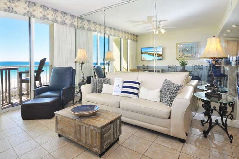 Living Room - 
Waters Edge Resort 313 Fort Walton Beach Okaloosa Island