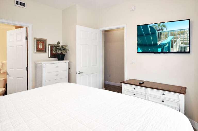 Master Bedroom with King Bed- 
Waters Edge Resort 313 Fort Walton Beach Okaloosa Island
