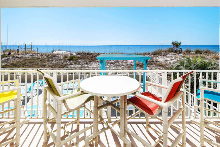 Balcony View - 
Gulf Dunes Resort Unit 107 Okaloosa Island Florida