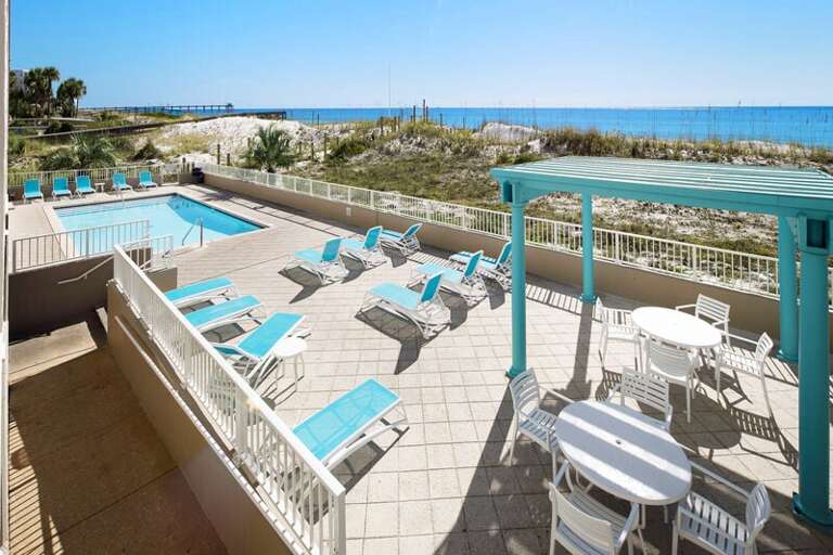 Balcony View - 
Gulf Dunes Resort Unit 107 Okaloosa Island Florida