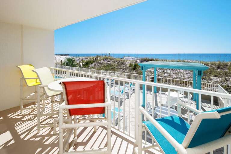 Balcony View - 
Gulf Dunes Resort Unit 107 Okaloosa Island Florida