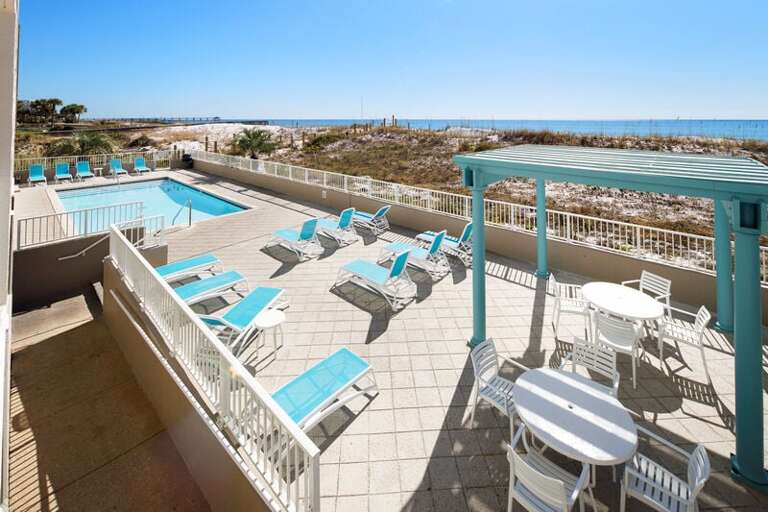 Balcony View - 
Gulf Dunes Resort Unit 107 Okaloosa Island Florida