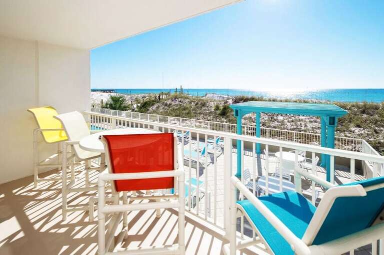 Balcony View - 
Gulf Dunes Resort Unit 107 Okaloosa Island Florida