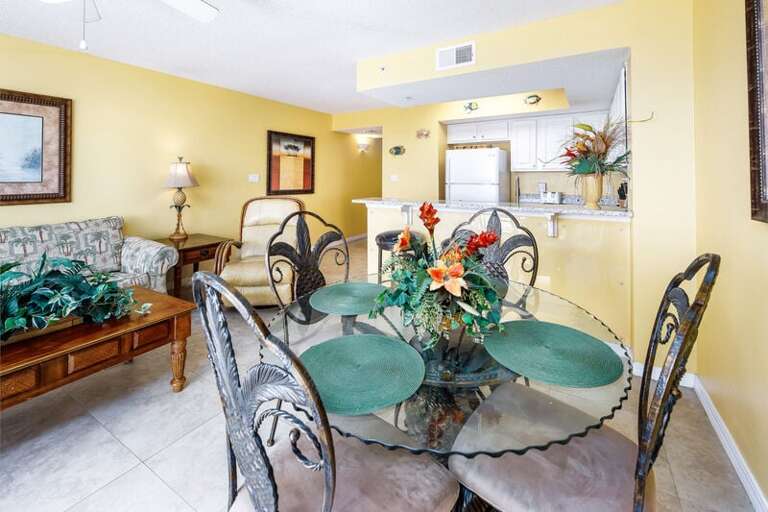 Dining Area - 
Gulf Dunes Resort Unit 107 Okaloosa Island Florida