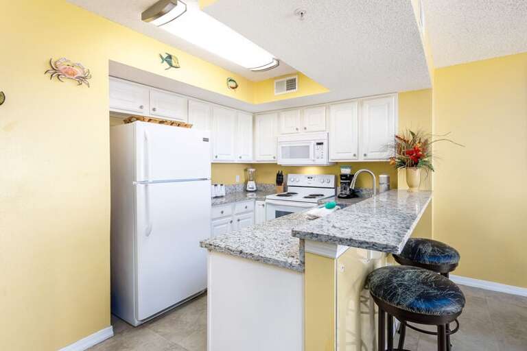 Kitchen - 
Gulf Dunes Resort Unit 107 Okaloosa Island Florida