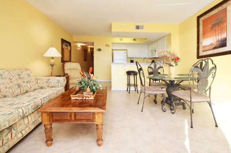 Living Room - 
Gulf Dunes Resort Unit 107 Okaloosa Island Florida