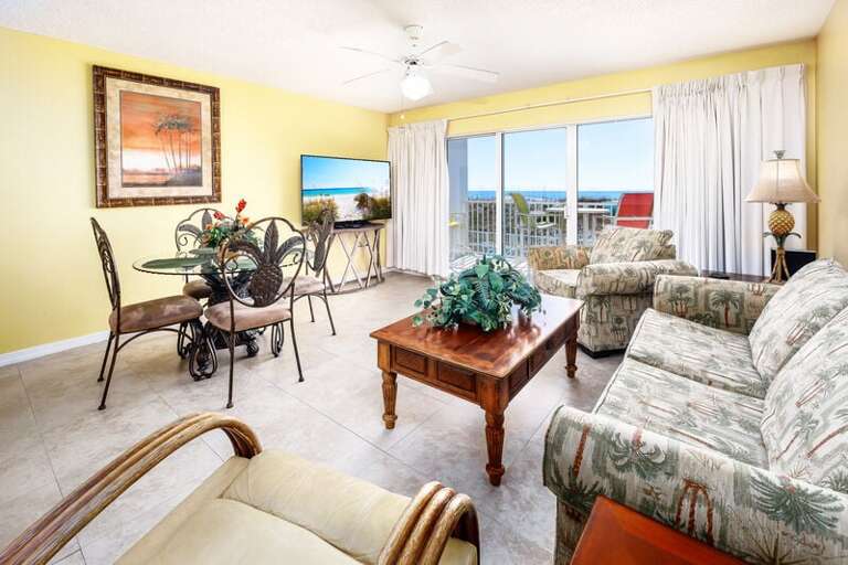 Living Room - 
Gulf Dunes Resort Unit 107 Okaloosa Island Florida