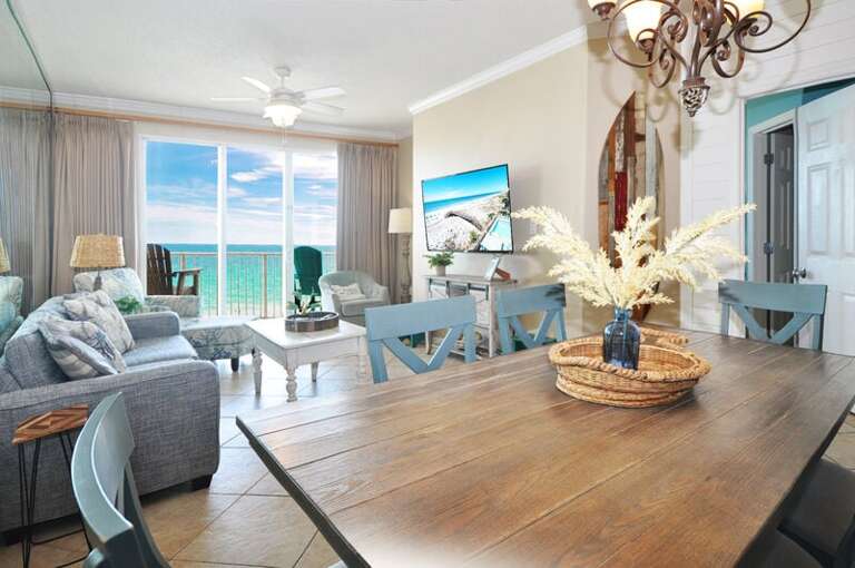 Dining Area - 
Gulf Dunes 609 Fort Walton Beach Okaloosa Island Vacation Rentals