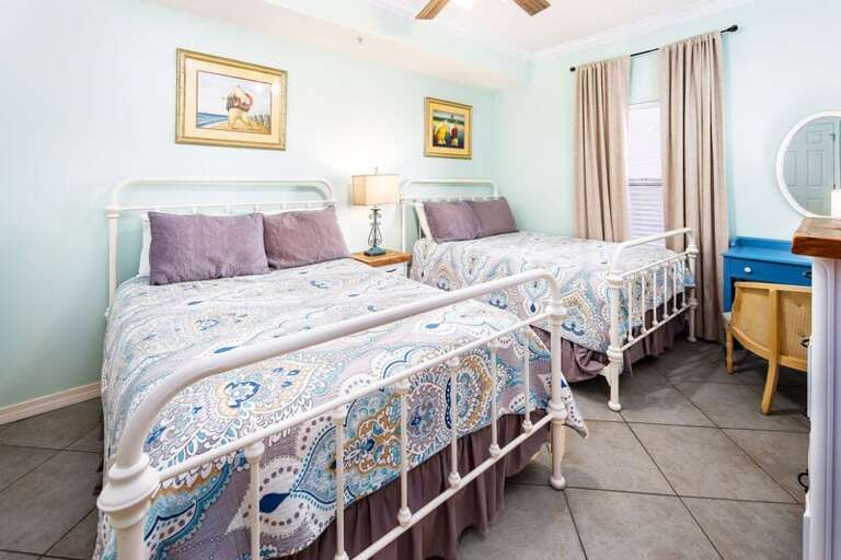 Guest Bedroom - 
Gulf Dunes 609 Fort Walton Beach Okaloosa Island Vacation Rentals