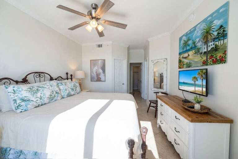 Master Bedroom - 
Gulf Dunes 609 Fort Walton Beach Okaloosa Island Vacation Rentals