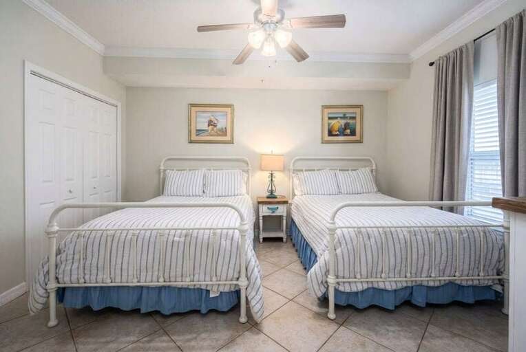 Guest Bedroom - 
Gulf Dunes 609 Fort Walton Beach Okaloosa Island Vacation Rentals