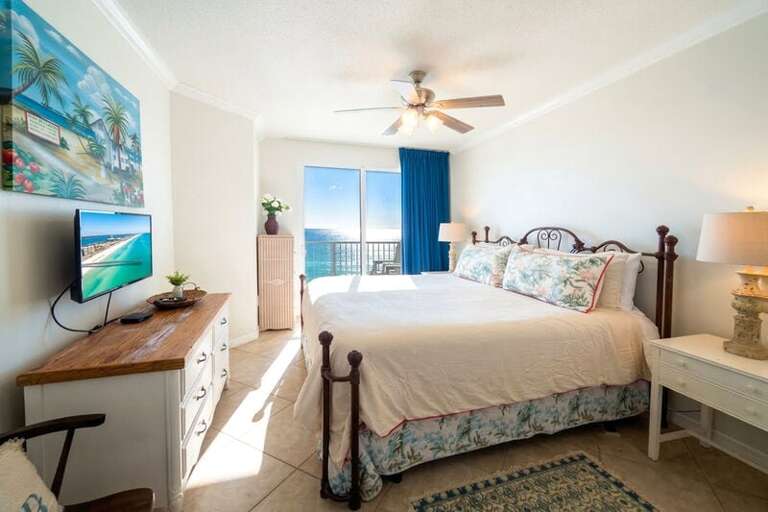 Master Bedroom - 
Gulf Dunes 609 Fort Walton Beach Okaloosa Island Vacation Rentals