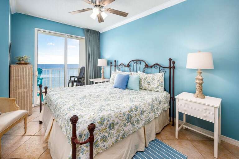 Master Bedroom - 
Gulf Dunes 609 Fort Walton Beach Okaloosa Island Vacation Rentals