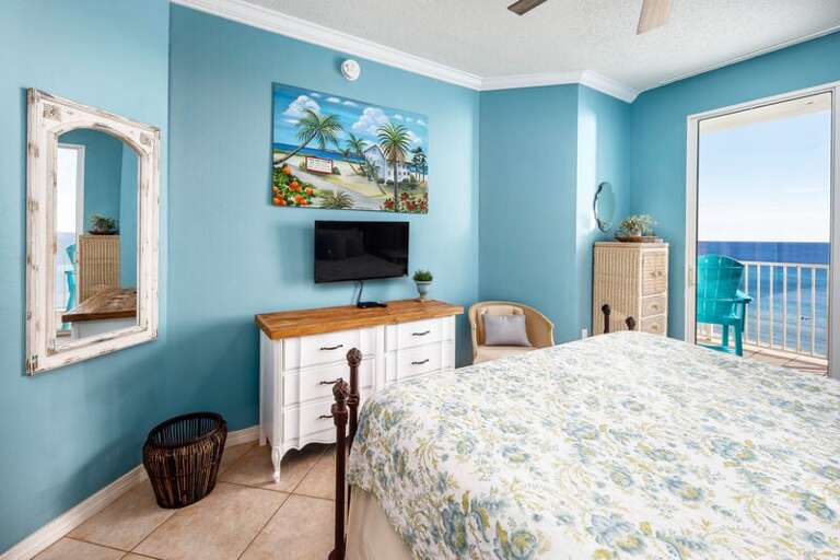 Master Bedroom - 
Gulf Dunes 609 Fort Walton Beach Okaloosa Island Vacation Rentals