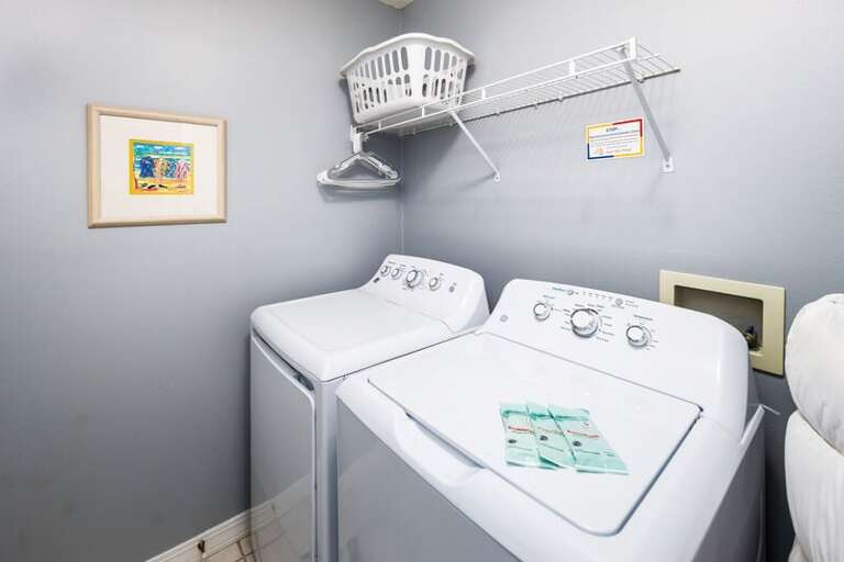 Laundry Room - 
Gulf Dunes 612 Fort Walton Beach Okaloosa Island Vacation Rentals