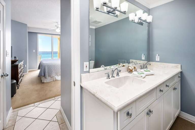Master Bathroom - 
Gulf Dunes 612 Fort Walton Beach Okaloosa Island Vacation Rentals