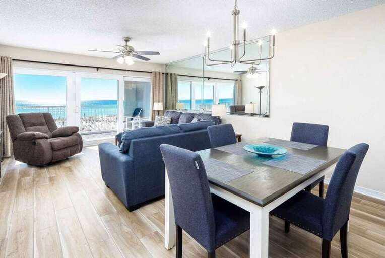 Dining Area - 
Islander Beach 2012 Fort Walton Beach Okaloosa Island Vacation Rentals