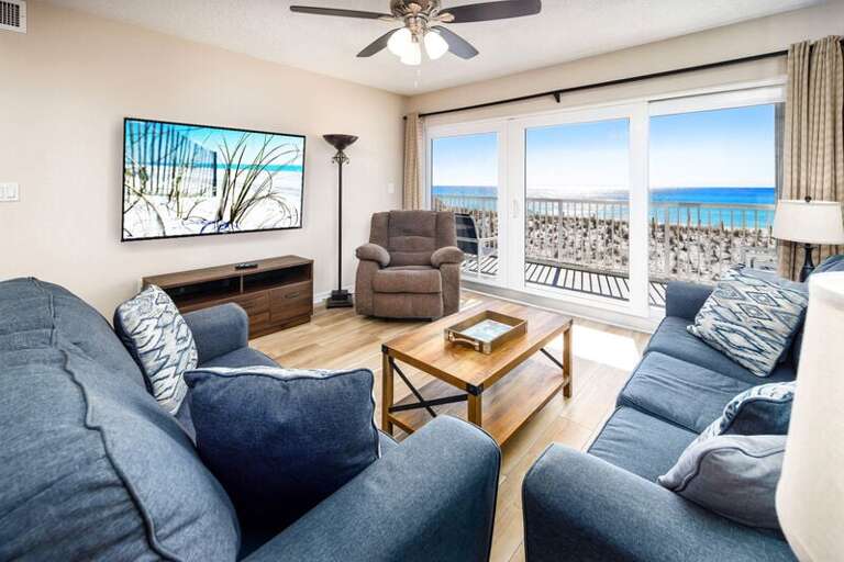 Living Room - 
Islander Beach 2012 Fort Walton Beach Okaloosa Island Vacation Rentals