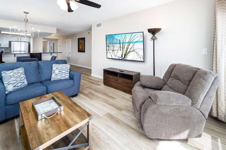 Living Room - 
Islander Beach 2012 Fort Walton Beach Okaloosa Island Vacation Rentals