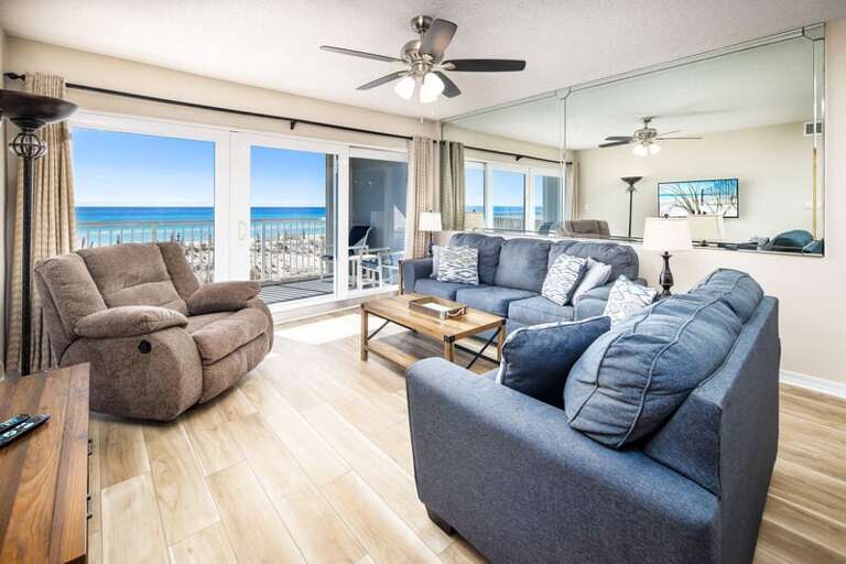 Living Room - 
Islander Beach 2012 Fort Walton Beach Okaloosa Island Vacation Rentals