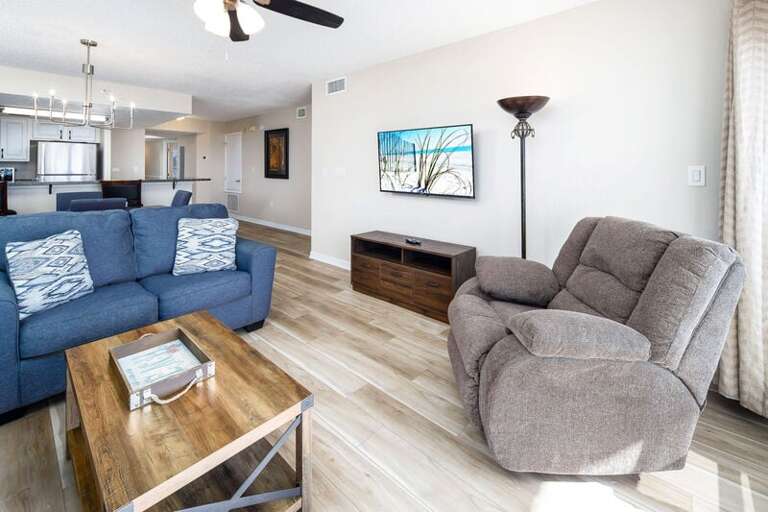 Living Room - 
Islander Beach 2012 Fort Walton Beach Okaloosa Island Vacation Rentals