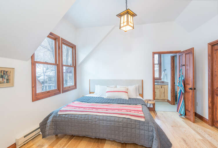 Large Bed and the En-Suite Bathroom