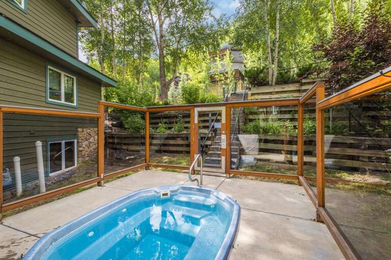 Enjoy soaking in the community hot tub after a long day on the slopes or the hiking trails.