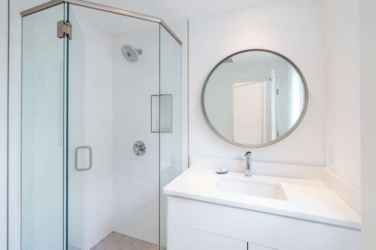 Bathroom with Vanity and Walk-in Shower Bathroom with Vanity and Walk-in Shower