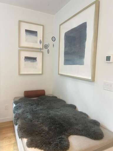 Nice litting sitting nook after a long day.