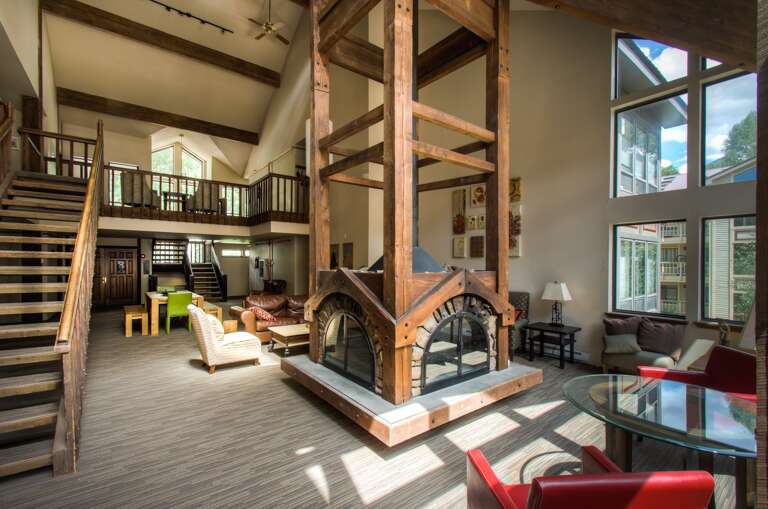 The Lobby of the Boomerang Lodge The Lobby of the Boomerang Lodge