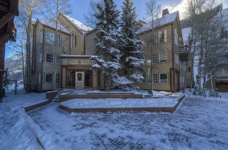 Exterior View of our Condo Rental in Telluride Exterior View of our Condo Rental in Telluride