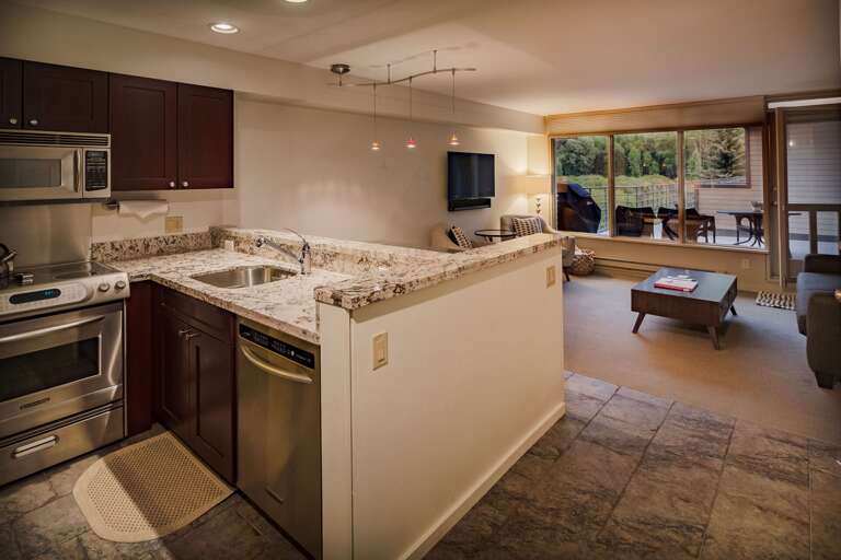 Marble counter in kitchen with sink. Marble counter in kitchen with sink.