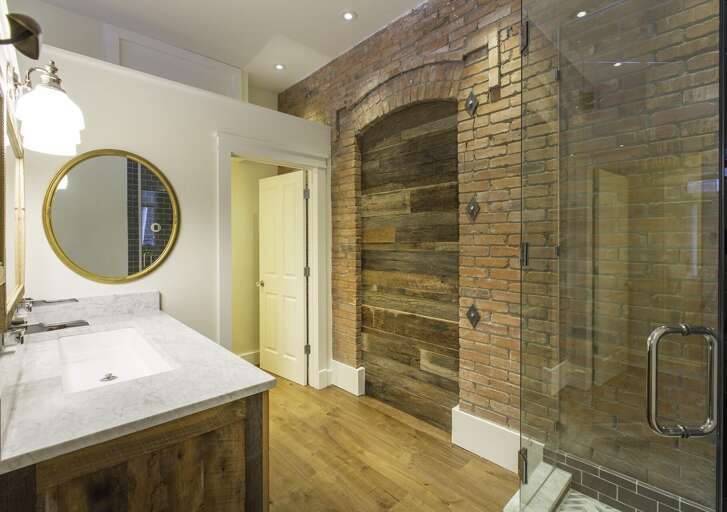 Sink and a walk in shower Sink and a walk in shower