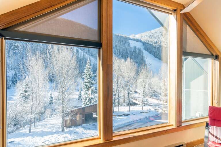 View of the mountain from the living room