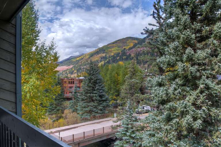 Mountain view from the deck